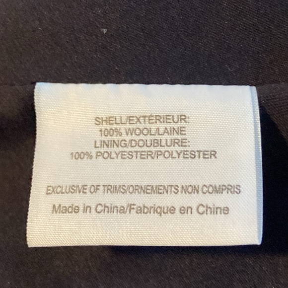 Tory Burch MIDNIGHT BLUE 100% Wool Fully Lined Classic A-Line Skirt 3615 - Picture 7 of 8